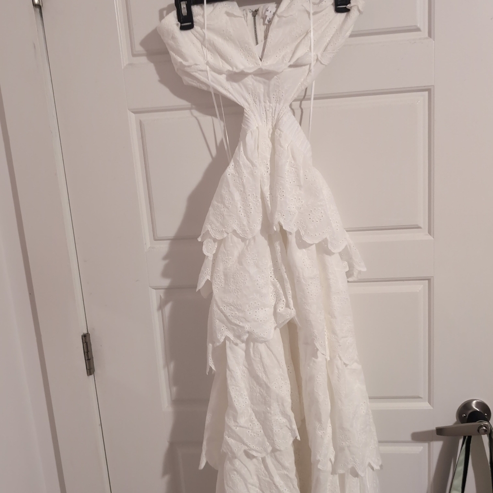 NWT Strapless White Dress
